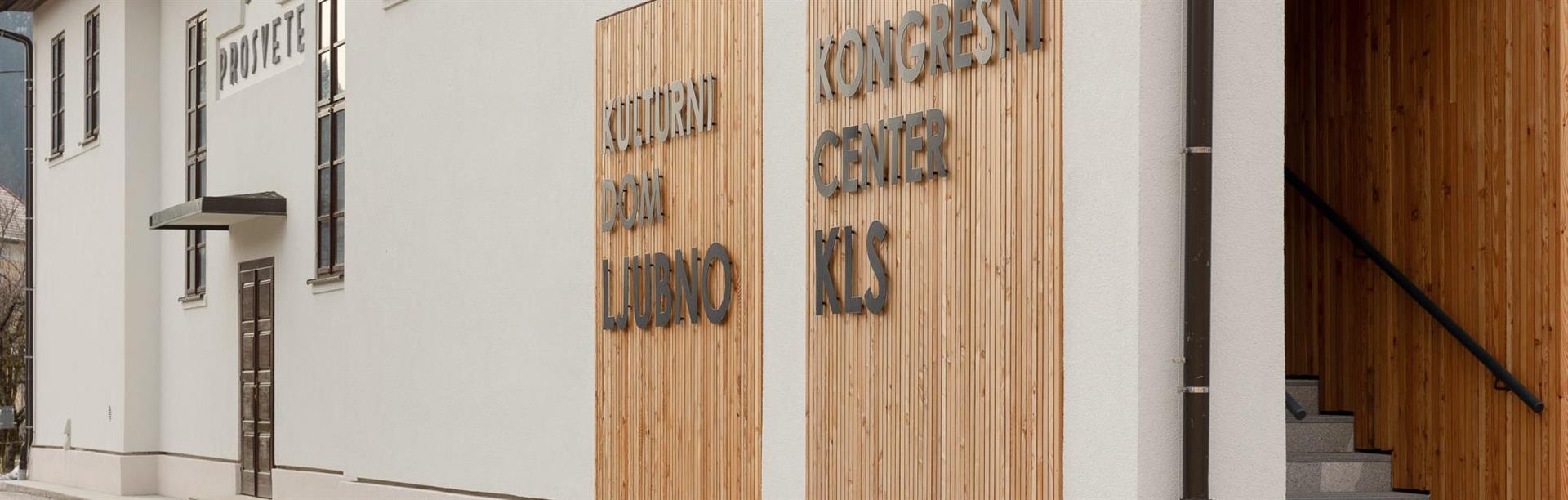Kulturni dom Ljubno - pročelje