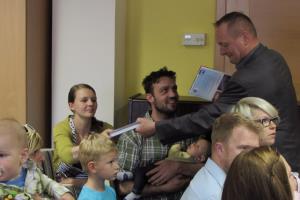 Župan sprejel in obdaril novorojence in njihove starše